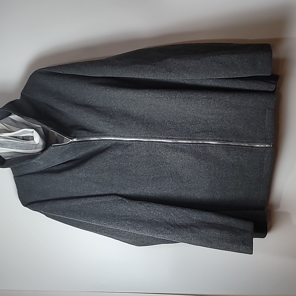 Emery🌹Rose Gray Full Zip-up Jacket 4XL - Picture 9 of 10